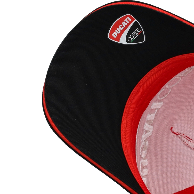 Czapka Ducati Corse Monster Diagonal czarno-czerwona