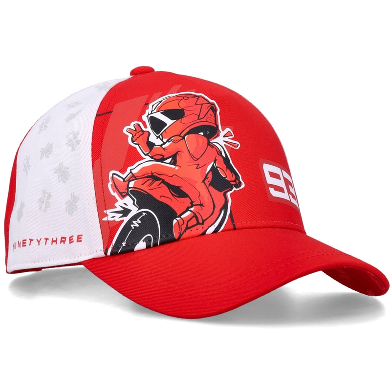 Dziecięca czapka z daszkiem Ducati Marc Marquez Baseball 93 Look Back wielokolorowa