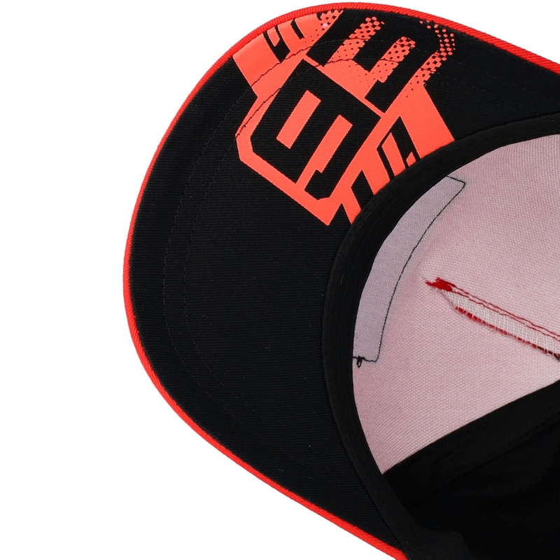 Czapka dziecięca Ducati Marc Marquez Baseball 93 Patch czarno-czerwona