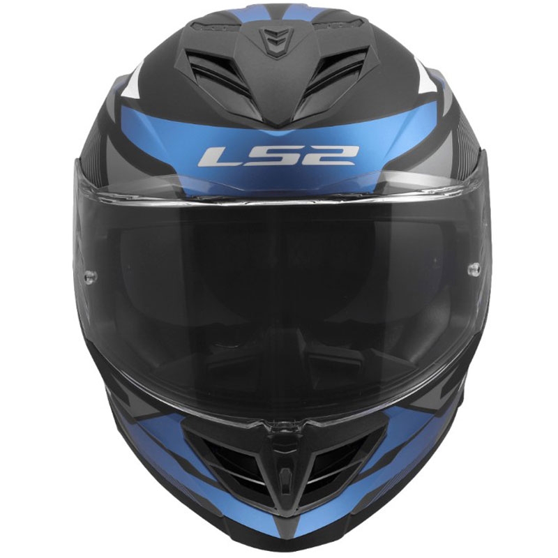 Kask motocyklowy integralny LS2 FF818 Storm III Komai czarno-niebieski