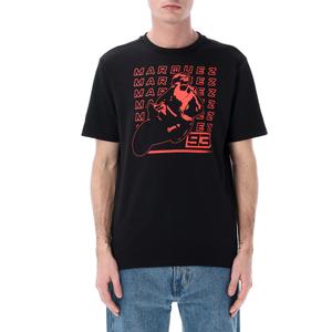 Koszulka Ducati Marc Marquez Repeated Logo w kolorze czarnym