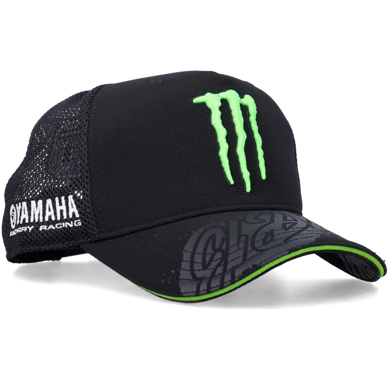 Yamaha Monster Fabio Quartararo Sponsor Cap czarny