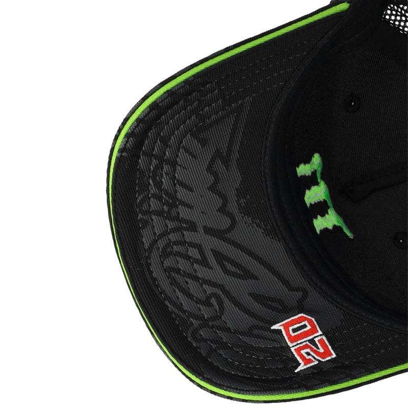 Yamaha Monster Fabio Quartararo Sponsor Cap czarny