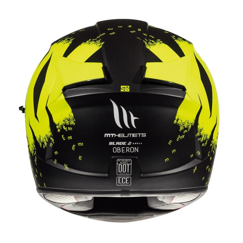 Integralny kask motocyklowy MT Blade 2 SV Oberon czarno-fluo żółty wyprzedaż