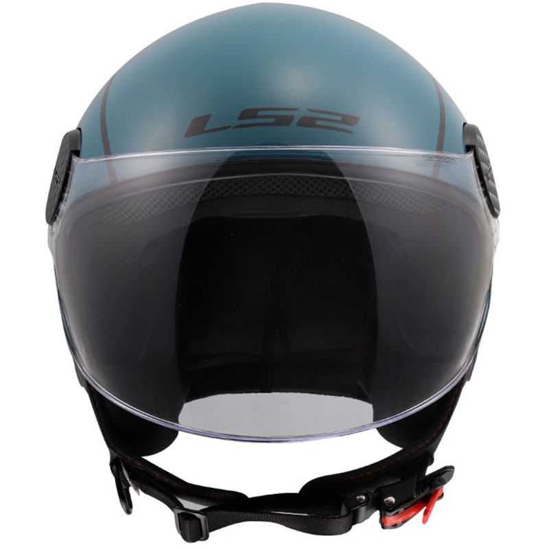 Kask motocyklowy otwarty LS2 OF558 Sphere Lux II Minimum ciemnoniebiesko-zielony