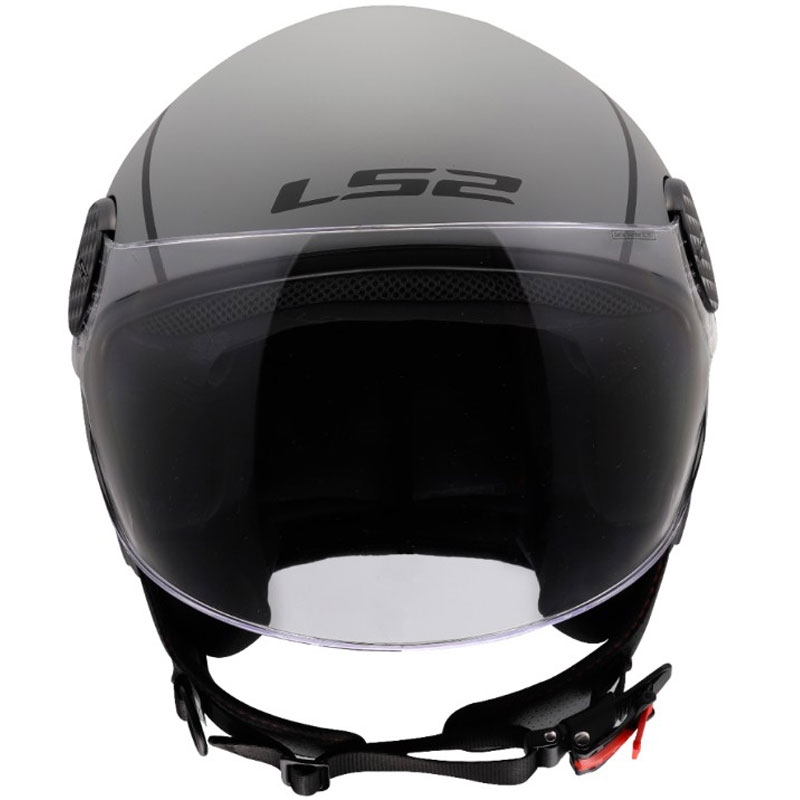 Kask motocyklowy otwarty LS2 OF558 Sphere Lux II Minimum czarno-szary