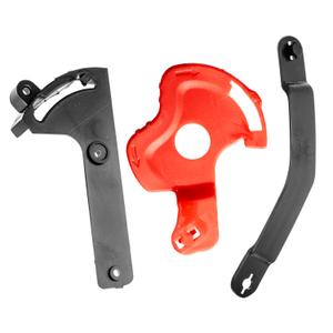 Mechanizm osłony przeciwsłonecznej do kasków motocyklowych Cassida Tour w kolorze czarnym