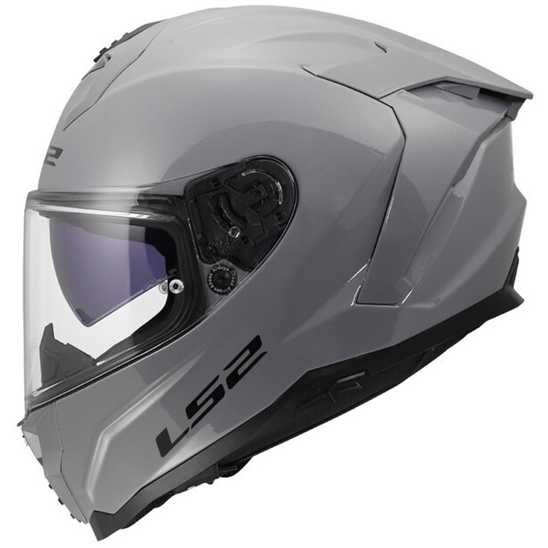 Kask motocyklowy integralny LS2 FF817 Challenger II Solid połyskujący szary