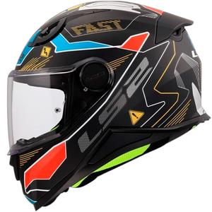 Kask motocyklowy integralny dziecięcy LS2 FF812 Zero szaro-czerwony