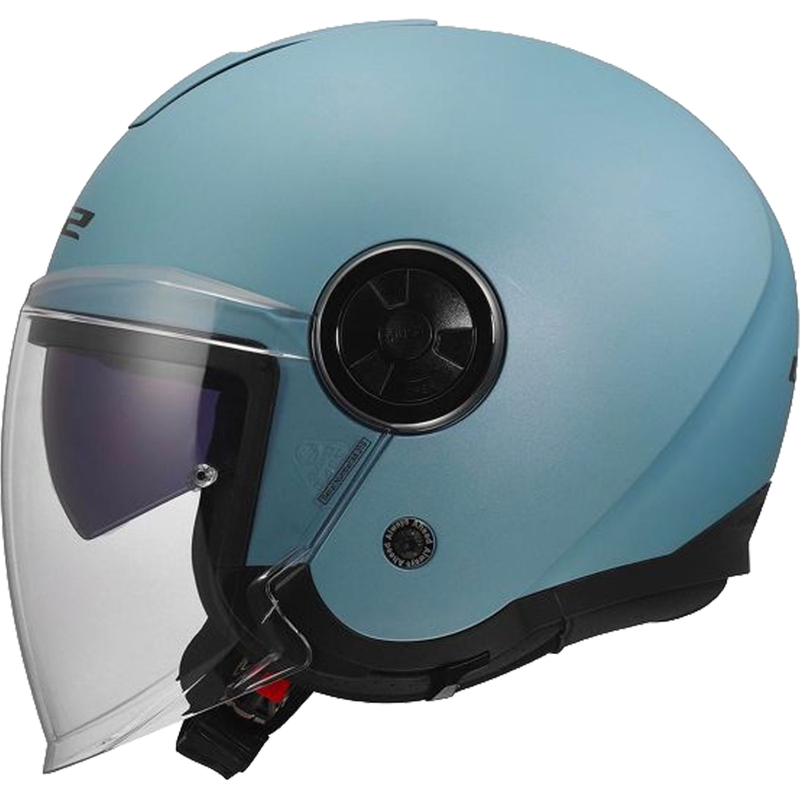 Kask motocyklowy otwarty LS2 OF620 Classy Solid mat perłowo-niebieski
