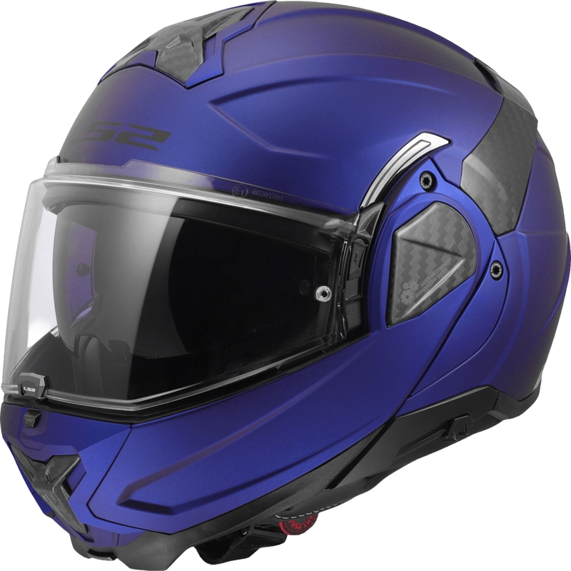 Kask motocyklowy typu flip-up LS2 FF910 Advant II Solid mat granatowy