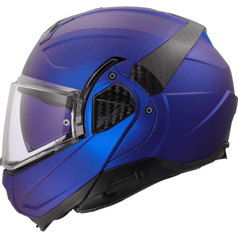 Kask motocyklowy typu flip-up LS2 FF910 Advant II Solid mat granatowy