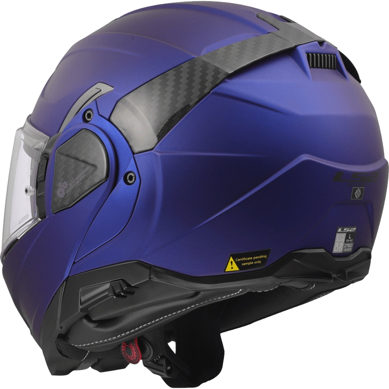 Kask motocyklowy typu flip-up LS2 FF910 Advant II Solid mat granatowy