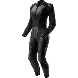 Dwuczęściowy skórzany kombinezon motocyklowy damski Rebelhorn Diva RS czarny