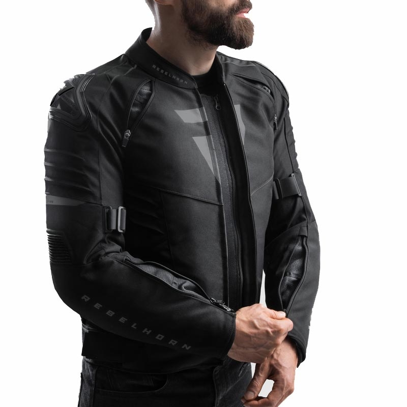 Kurtka motocyklowa Rebelhorn Vandal 2 czarna