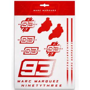 Naklejki Ducati Marc Marquez Big Stickers MM93 red