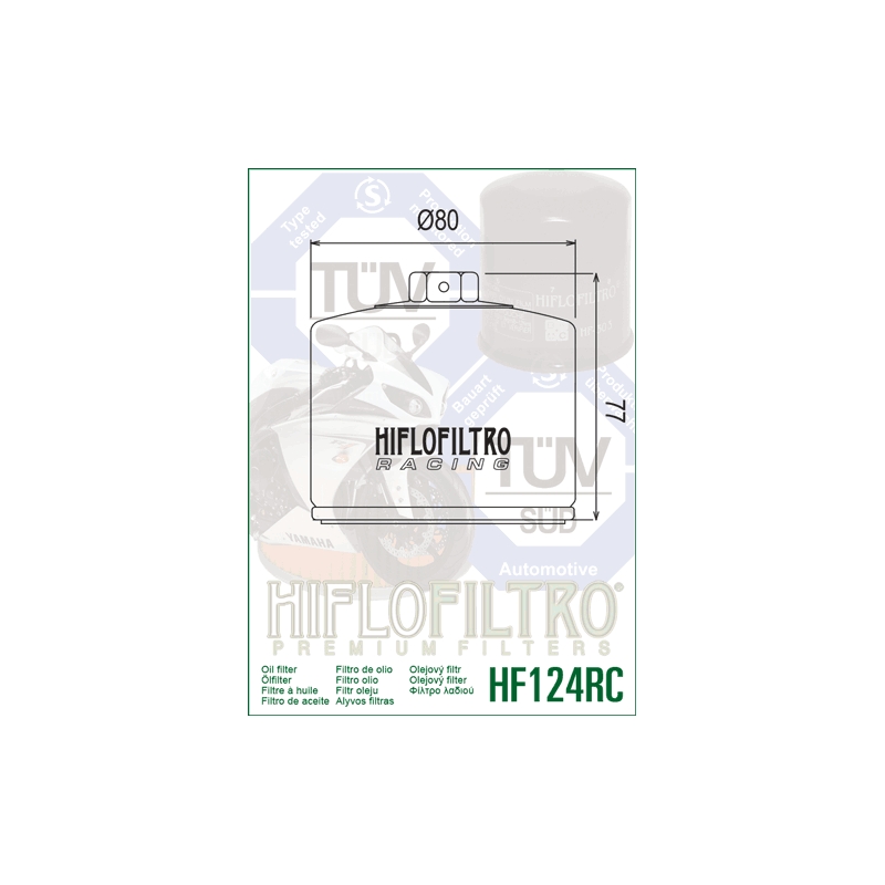 Oil filter HIFLOFILTRO Racing
