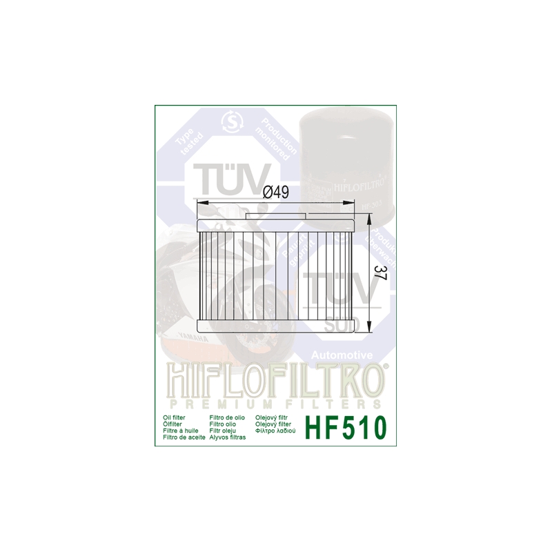 Oil filter HIFLOFILTRO