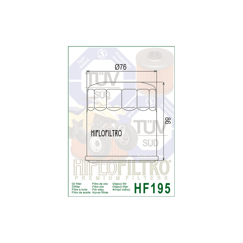 Oil filter HIFLOFILTRO