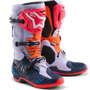 Buty motocrossowe Alpinestars TECH 10 Limited Edition Records w kolorze czarnym
