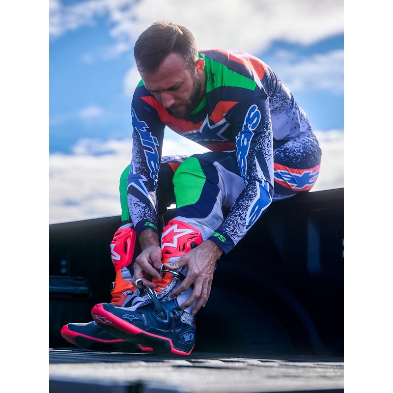 Buty motocrossowe Alpinestars TECH 10 Limited Edition Records w kolorze czarnym
