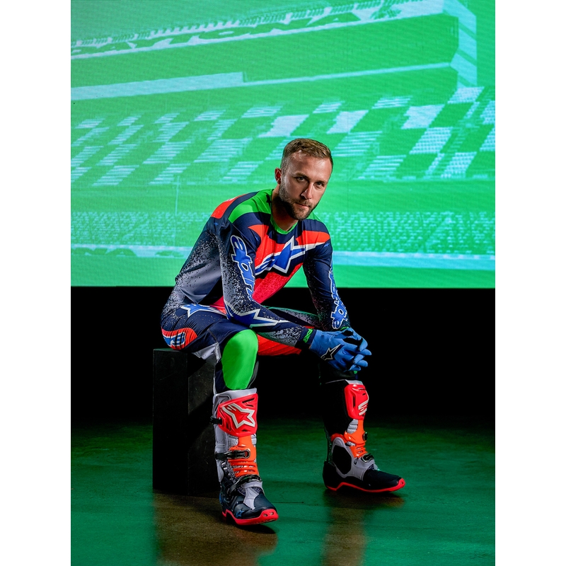 Buty motocrossowe Alpinestars TECH 10 Limited Edition Records w kolorze czarnym