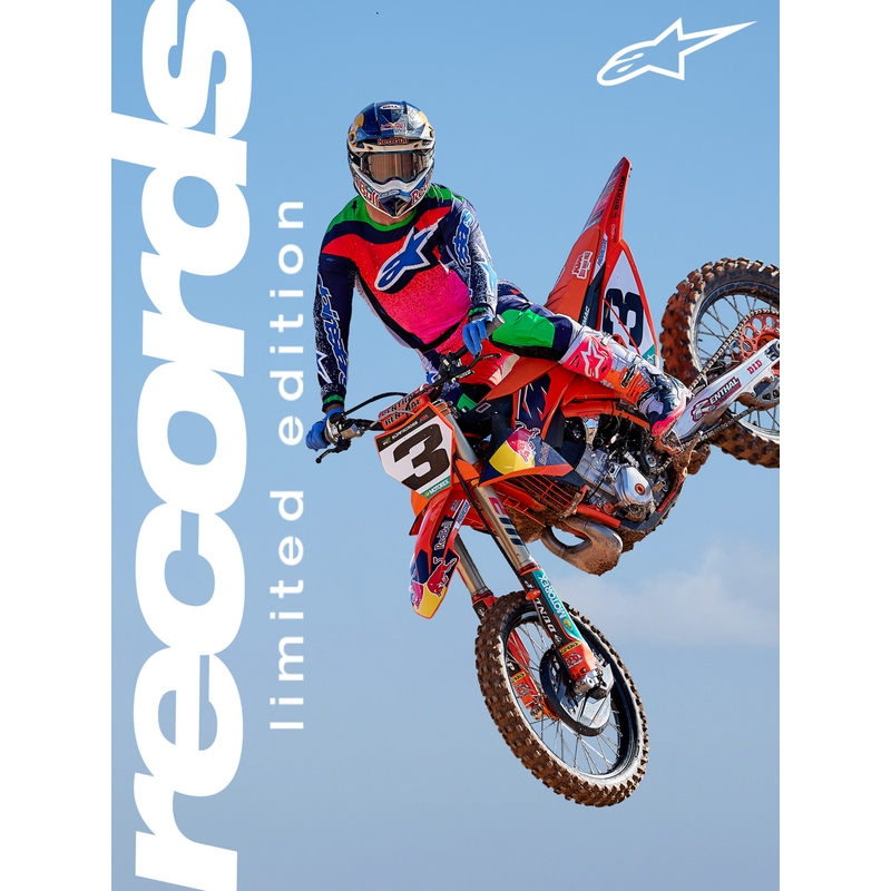 Buty motocrossowe Alpinestars TECH 10 Limited Edition Records w kolorze czarnym