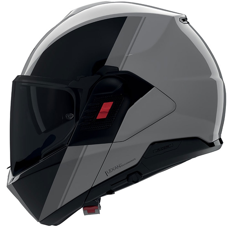 Kask motocyklowy typu flip-up Nolan N120-1 Verniciatura Speciale 355 połyskujący szaro-czarny