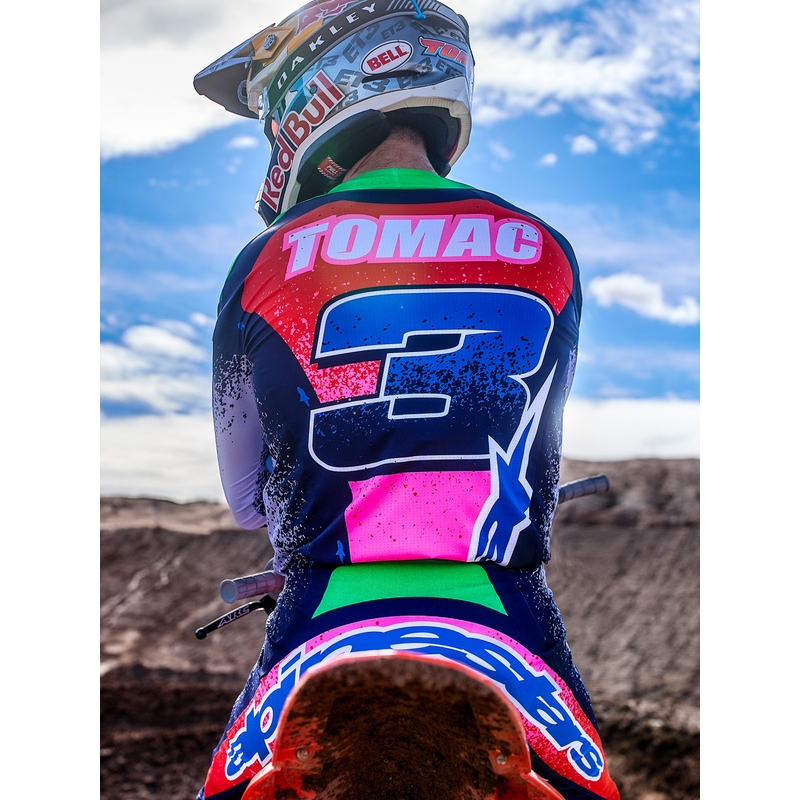 Koszulka motocrossowa Alpinestars Supertech Limited Edition Records – szara