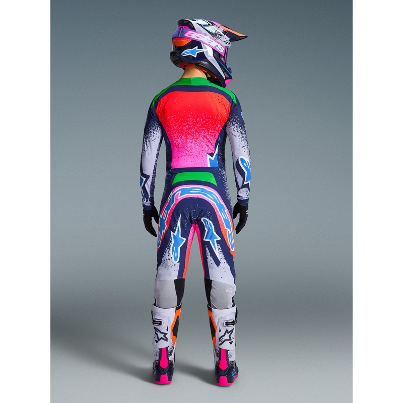 Koszulka motocrossowa Alpinestars Supertech Limited Edition Records – szara