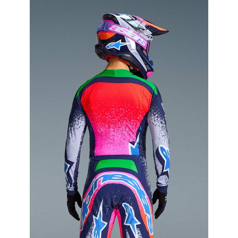 Koszulka motocrossowa Alpinestars Supertech Limited Edition Records – szara