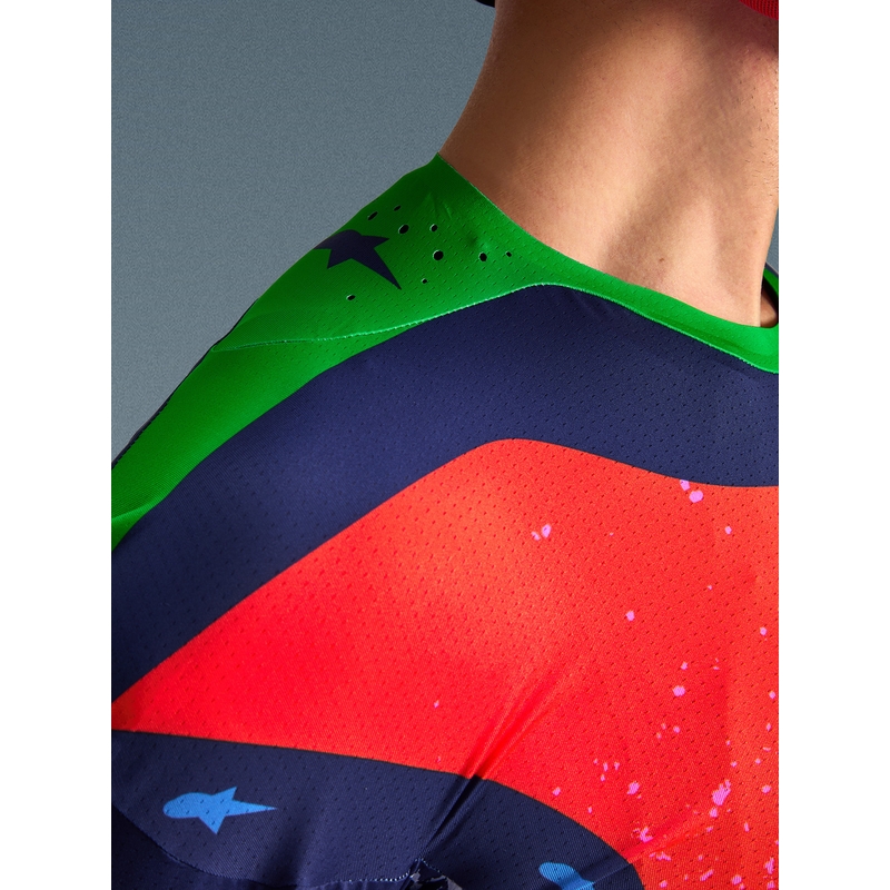 Koszulka motocrossowa Alpinestars Supertech Limited Edition Records – szara