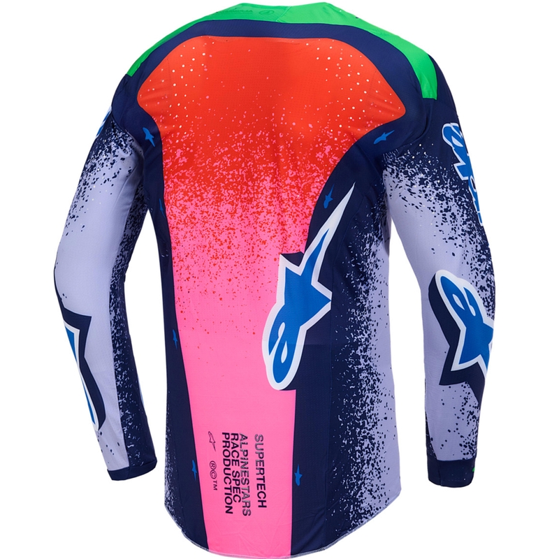 Koszulka motocrossowa Alpinestars Supertech Limited Edition Records – szara