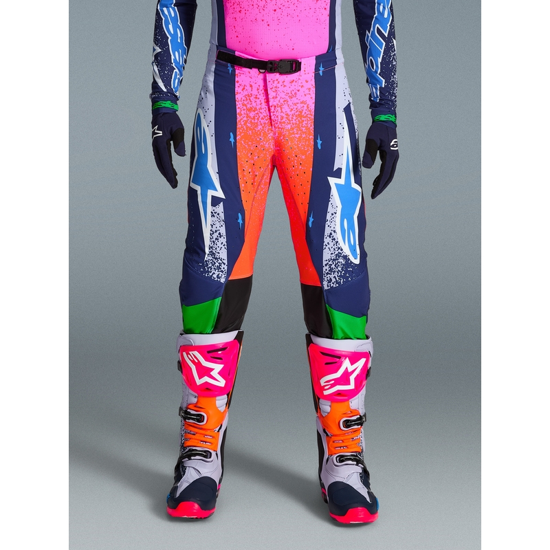 Spodnie motocrossowe Alpinestars Supertech Limited Edition Records w kolorze szarym