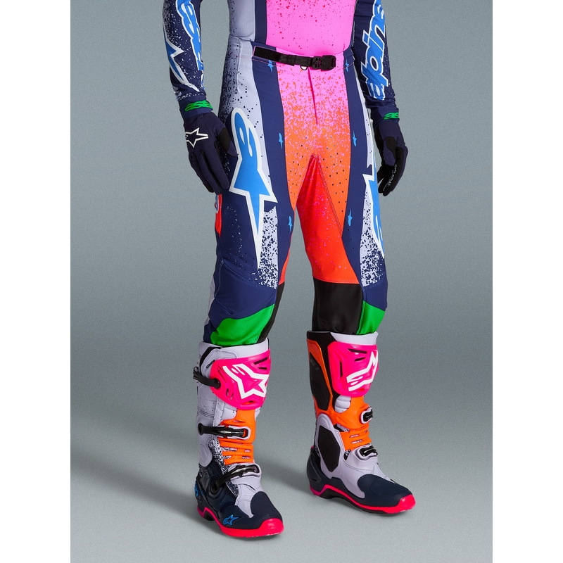 Spodnie motocrossowe Alpinestars Supertech Limited Edition Records w kolorze szarym