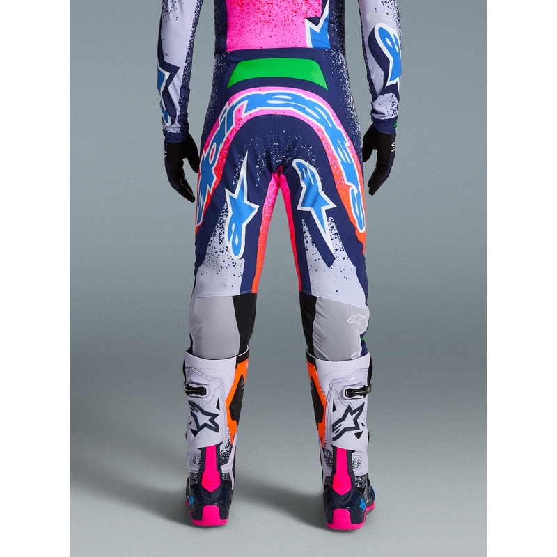 Spodnie motocrossowe Alpinestars Supertech Limited Edition Records w kolorze szarym