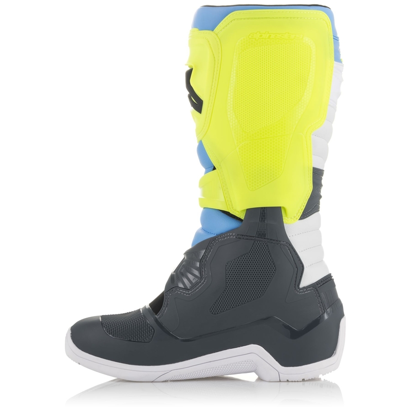 Buty motocyklowe Alpinestars Tech 3 czarno-biało-niebiesko-fluo żółte