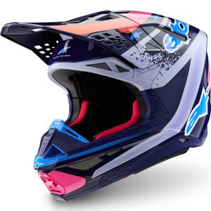 Kask motocrossowy Alpinestars Supertech S-M10 Limited Edition Records w kolorze szarym