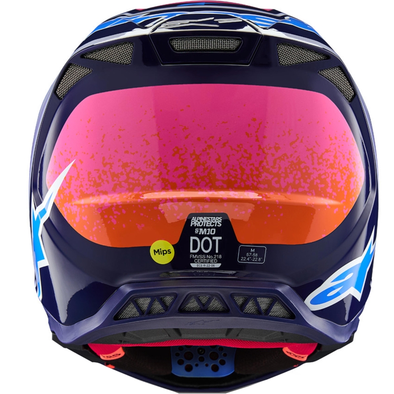 Kask motocrossowy Alpinestars Supertech S-M10 Limited Edition Records w kolorze szarym