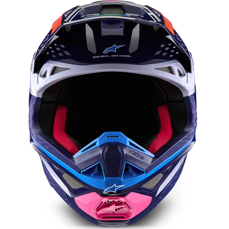 Kask motocrossowy Alpinestars Supertech S-M10 Limited Edition Records w kolorze szarym