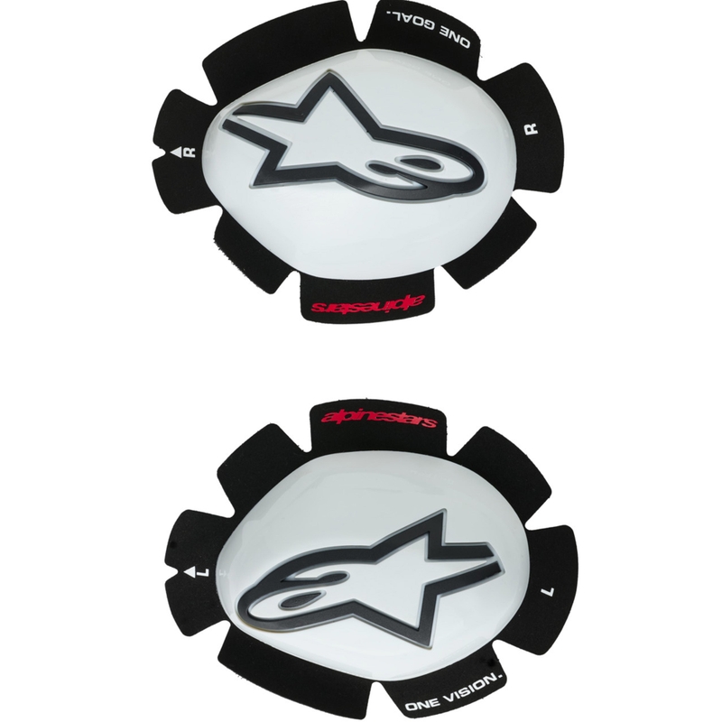 Slidery kolanowe Alpinestars GP Tech biało-czarne