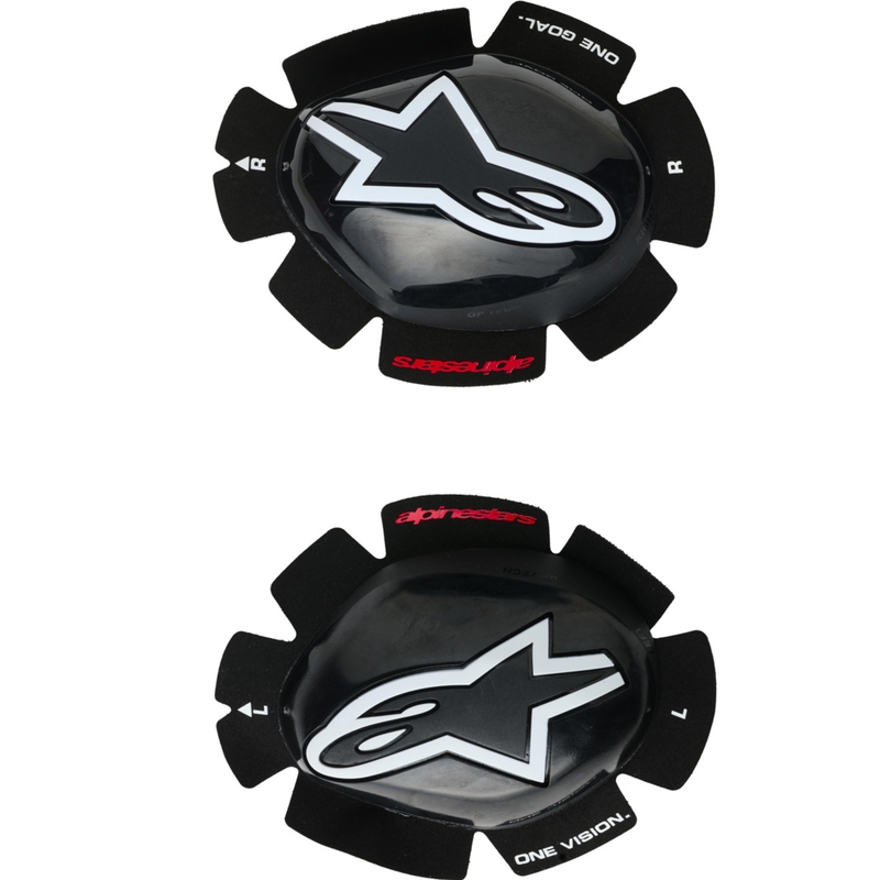 Slidery kolanowe Alpinestars GP Tech czarno-białe