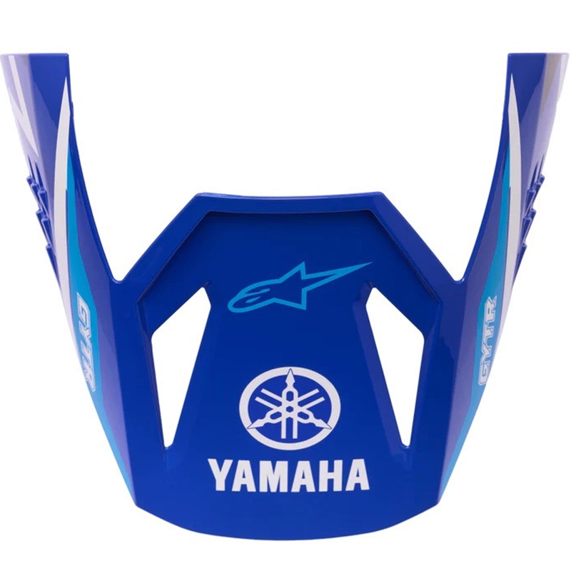 Wizjer do kasków motocyklowych dziecięcych Alpinestars S-M3 Yamaha kolekcja niebiesko-biała
