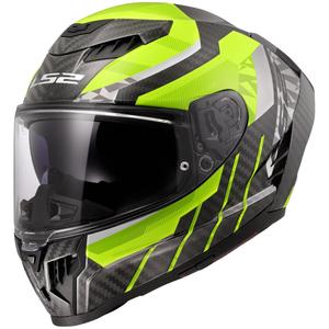 Kask motocyklowy integralny LS2 FF807 Dragon Trax fluo żółty