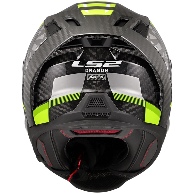 Kask motocyklowy integralny LS2 FF807 Dragon Trax fluo żółty