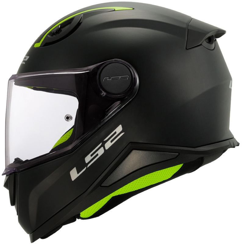 Kask motocyklowy integralny dziecięcy LS2 FF812 Solid matowy czarny