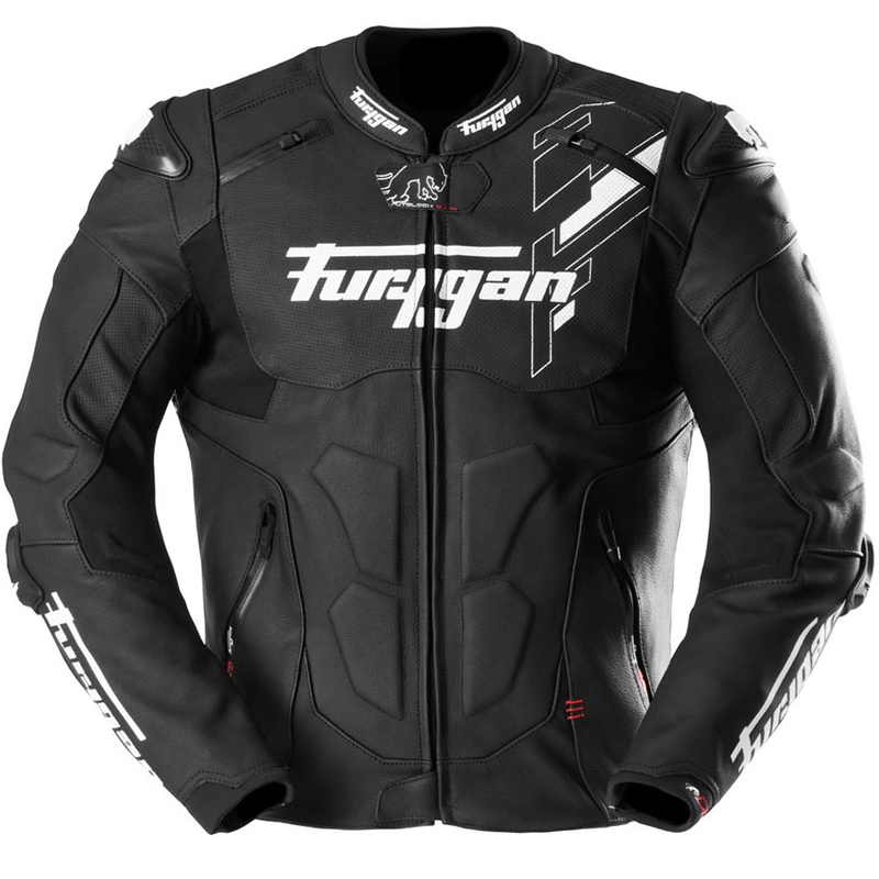 Kurtka motocyklowa skórzana Furygan Raptor Evo 3 czarno-biała