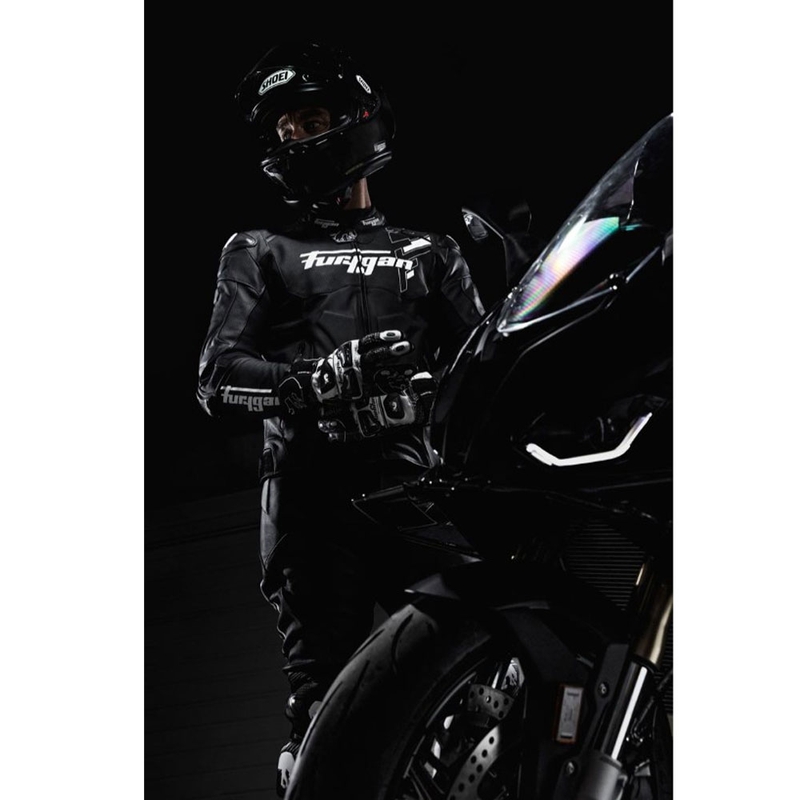 Kurtka motocyklowa skórzana Furygan Raptor Evo 3 czarno-biała