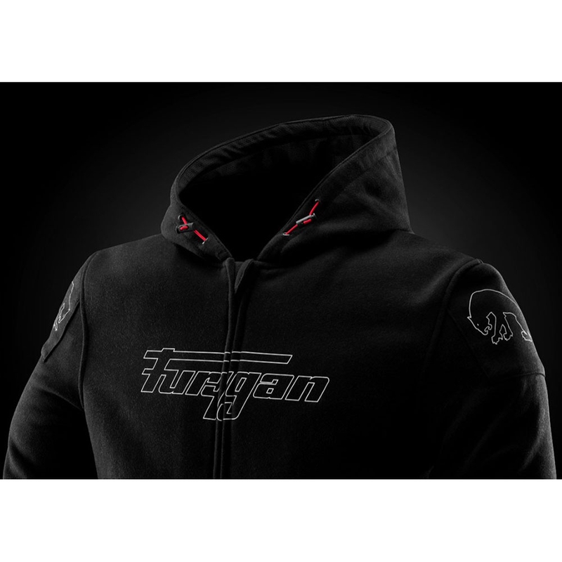Kurtka motocyklowa Furygan Livio X Kevlar® czarno-biała