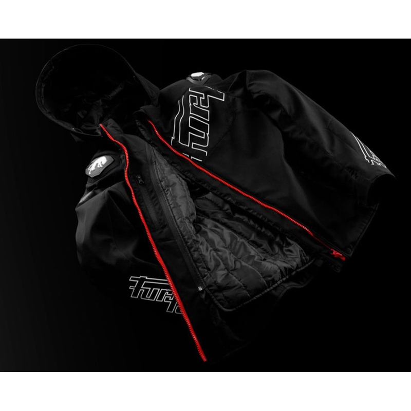 Kurtka motocyklowa Furygan Sektor Roadster Evo czarno-biało-czerwona